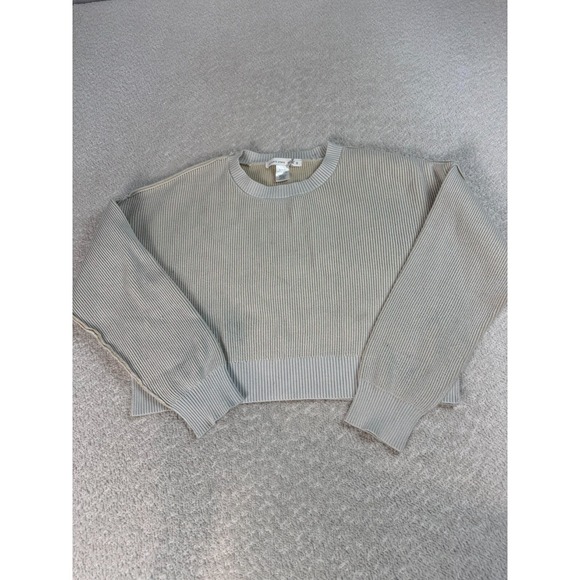 Altar'd State Sweaters - Altar D' State Womens Rib Knit Crew Neck Pullover Sweater Gray Rayon Small